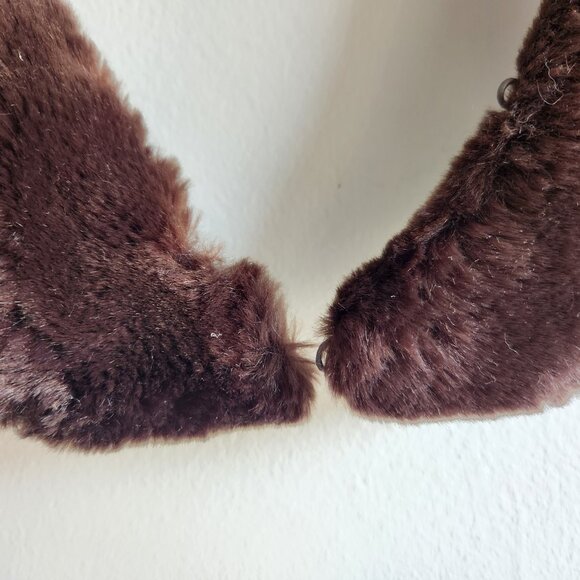 Vintage Brown River Otter Fur Collar - Picture 7 of 7